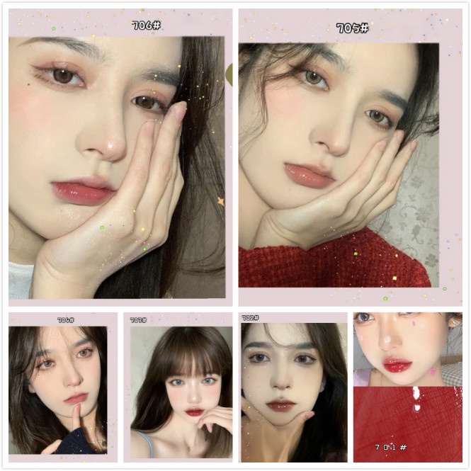 [Hàng mới về] Son bóng Vibely hiệu ứng gương phản quang có dưỡng không dính gợi cảm cho nữ