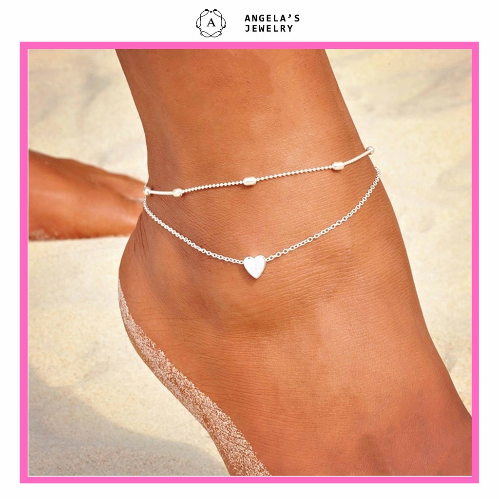 Lắc chân nữ thời trang thanh lịch hàn quốc (Hàng có sẵn)