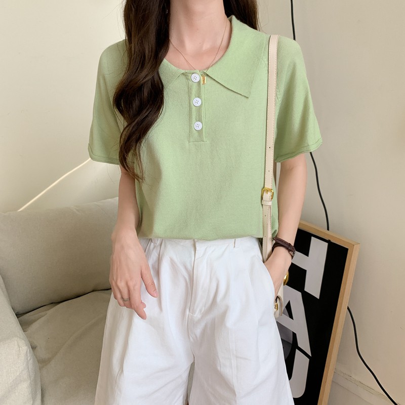  Áo thun polo ngắn tay phong cách retro phương tây | BigBuy360 - bigbuy360.vn