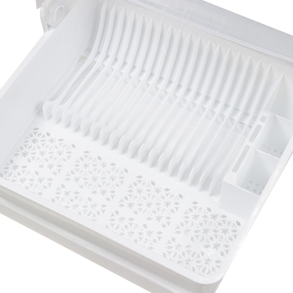 HomeBase J MICRON Ware Khay nhựa để chén dĩa có nắp đậy Thái Lan 5555 W48xD27xH42cm