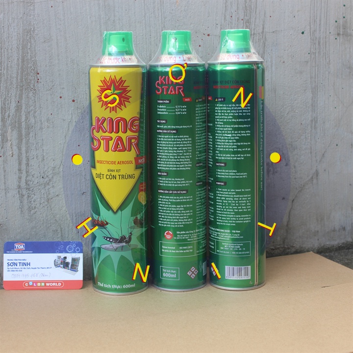 Xịt Muỗi Diệt Côn Trùng KingStar 600ml