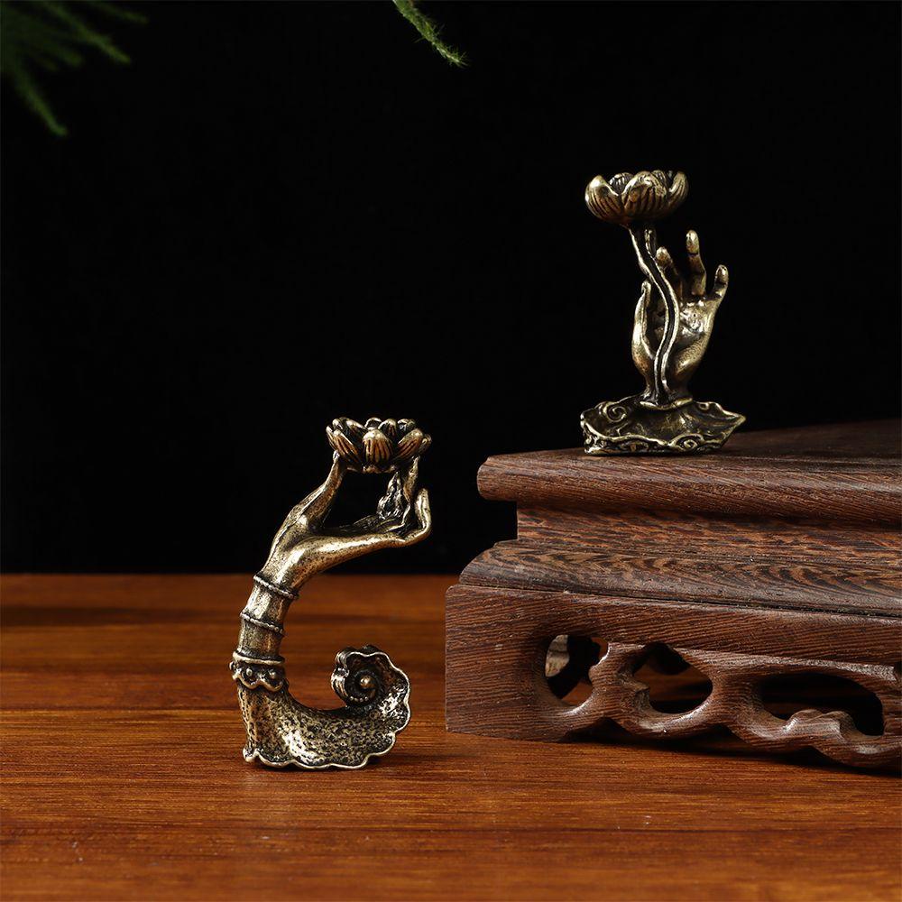 YNATURAL Giá Đỡ Đốt Trầm Hương Hình Hoa Sen Độc Đáo Trang Trí Nhà Cửa