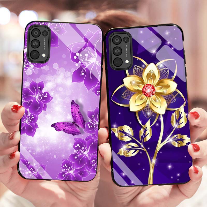 Ốp Oppo Reno 4, Reno 4 Pro, Reno 5 Lưng Kính Cường Lực Mới Nhất