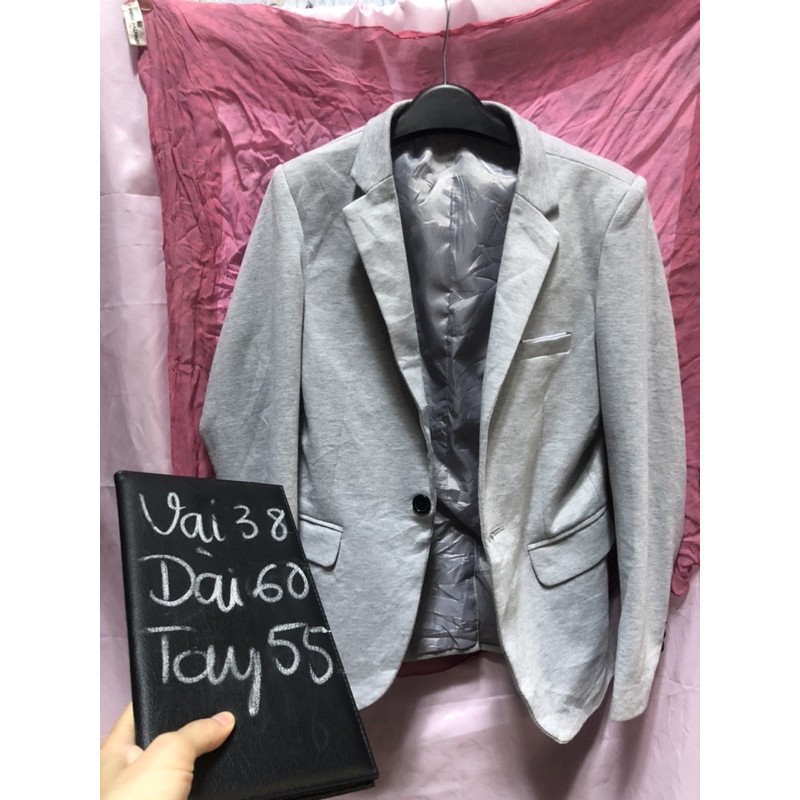 🌵Áo Kiểu Blazer NAM or Nữ 2 lớp size S vải Thun xịn ( Hàng Si Nhật)