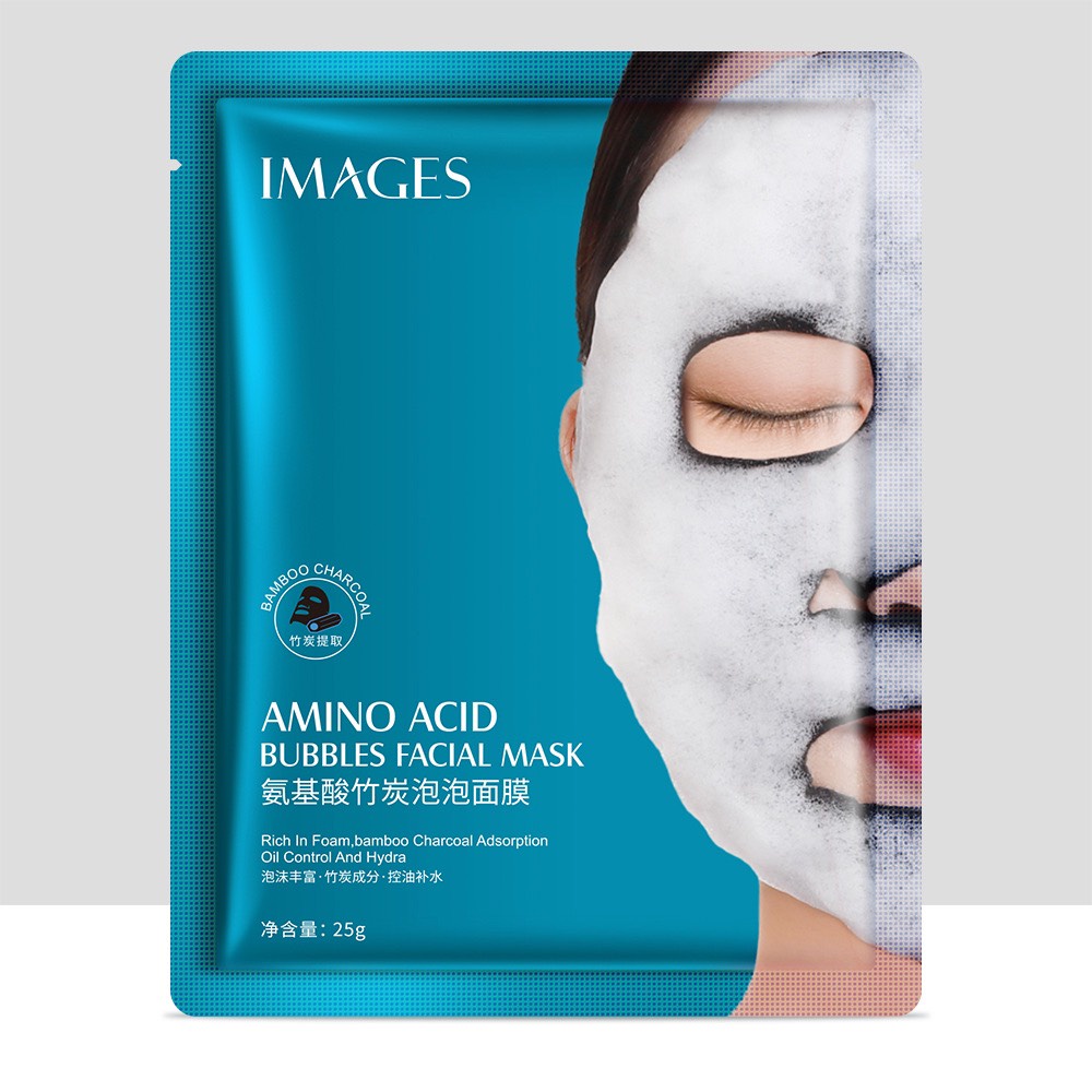 Mặt nạ thải độc tạo bọt Bumbles Amino Acid Images đẩy sạch bụi bẩn dưới da làm sạch sâu tăng đàn hồi