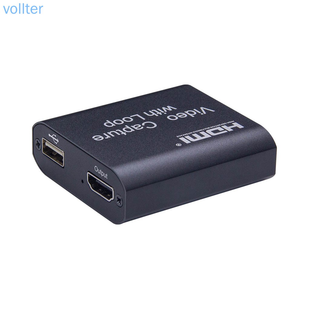 VOLL USB 2.0 Capture Card Broadcast Live Stream Video Grabber Audio Video Capturing Device