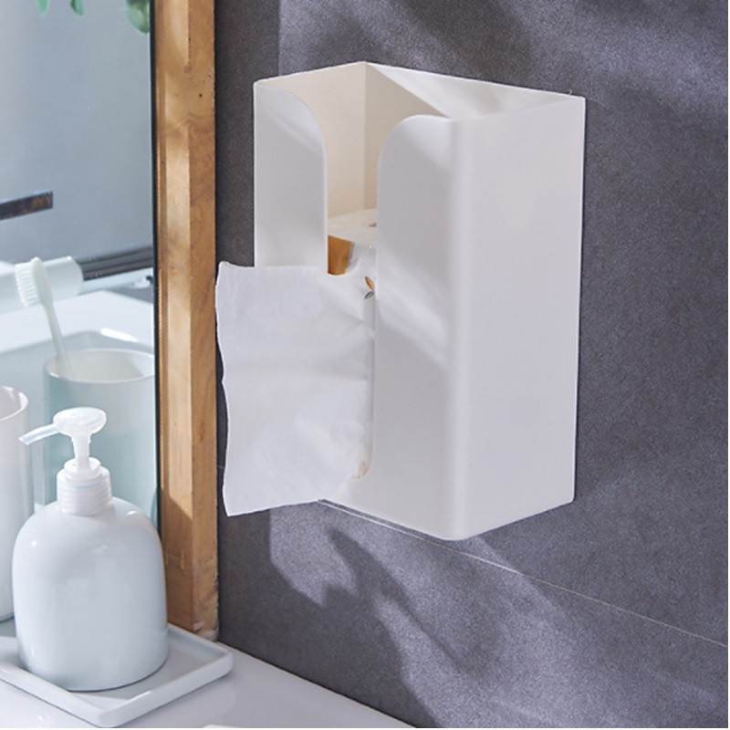 [❌GIÁ SỈ❌] Hộp đựng giấy ăn, giấy vệ sinh dán tường tiện lợi 88310