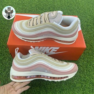 Giầy thể thao, sneaker AIR MAX 97 màu hồng kem nữ tính thể thao dạo phố