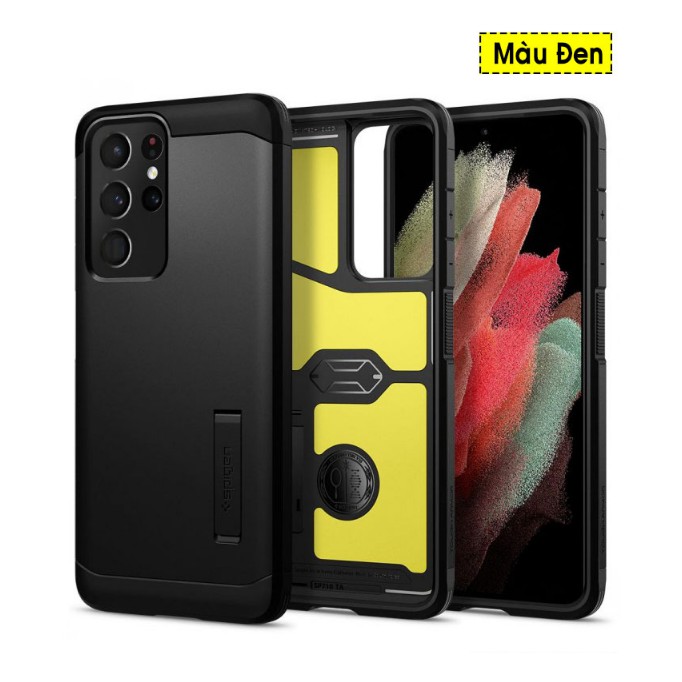 Ốp lưng S21 Ultra Spigen Tough Armor XP chống va đập tốt nhất - Hàng Chính Hãng.