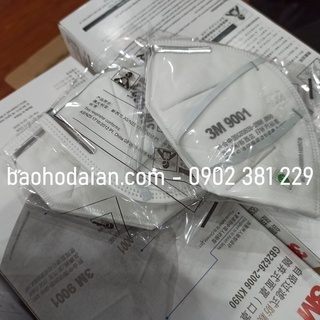 Khẩu trang 3M 9001 hàng chính hãng chống bụi, phòng độc (hộp 50 cái)