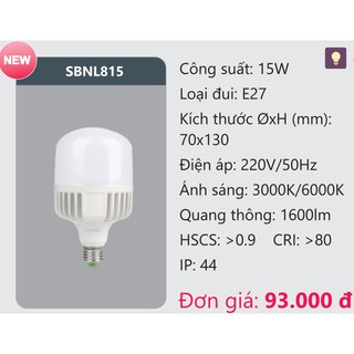 Bóng đèn LED Duhal SBNL815