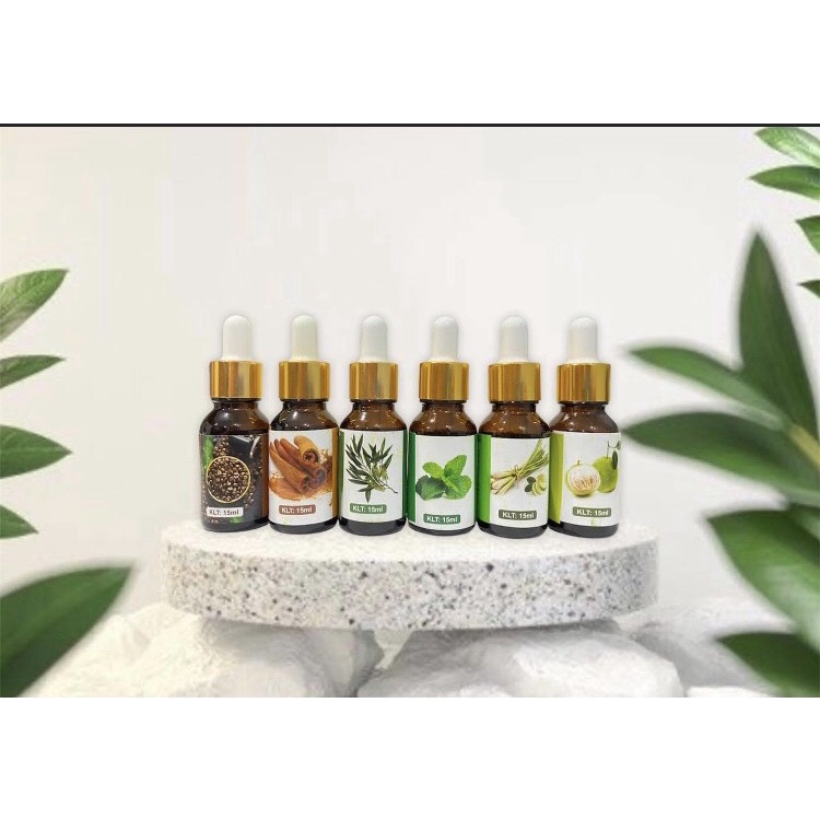 Tinh Dầu Thiên Nhiên Nguyên Chất Lọ 10ml Giúp Làm Thơm Phòng Nhiều Mùi Đa Dạng như Oải Hương &amp; 7 Hương Hoa Khác