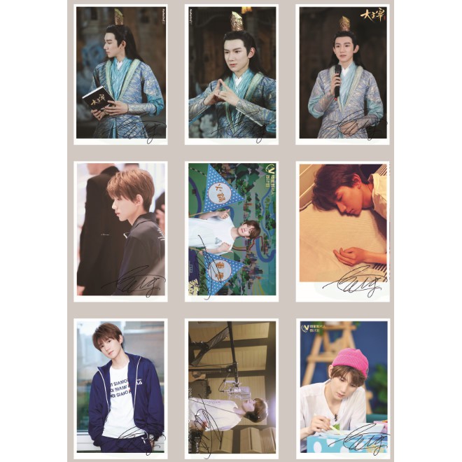 Lomo card ảnh TFBOYS Vương Nguyên ( ROY WANG ) full 54 ảnh Có chữ ký