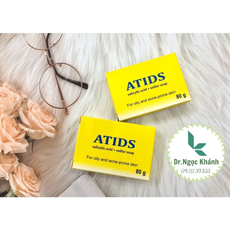 ✅[Chính Hãng] Xà Phòng Tắm ATIDS SOAP 80g Giảm Mụn Lưng, Làm Sạch Da | BigBuy360 - bigbuy360.vn