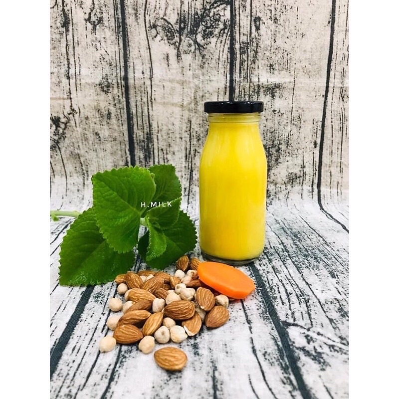 Chai Thuỷ Tinh Nắp Thiếc Đựng Sữa Hạt,Sinh Tố, Nước Trái Cây, sữa chua