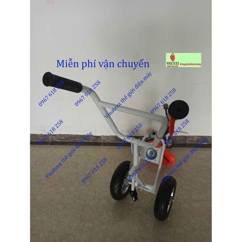 Khung máy cắt cỏ, hỗ trợ bà con tối đa tiện dụng để xới đất, cắt cỏ, làm vườn