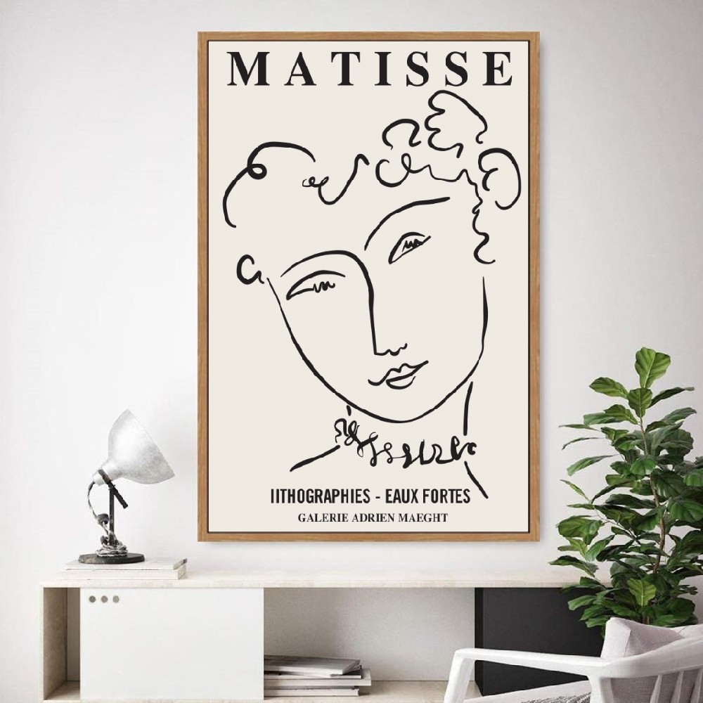 Tranh Matisse hot 2021- Kích thước 40x60cm- Góc Nhà Decor- Nhiều mã