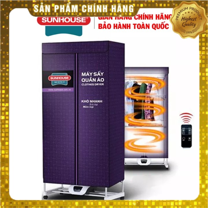 TỦ SẤY QUẦN ÁO SUNHOUSE SHD2707 (Loại A)