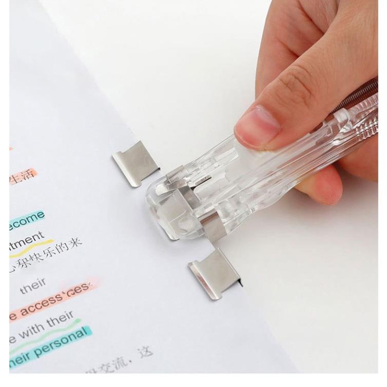 Kẹp giấy KOGANO chất liệu kim loại nhỏ gọn kèm dụng cụ đẩy kẹp giấy SC-001388