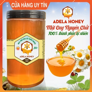 1 lít mật ong hoa cỏ thiên nhiên adela honey - 100% thành phần tự nhiên hoa cỏ sơn la