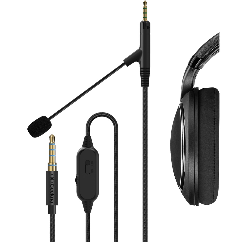 Giắc Cắm Tai Nghe 1.7m Với mic sennheiser hd598 hd598 se Thay Thế Chuyên Dụng