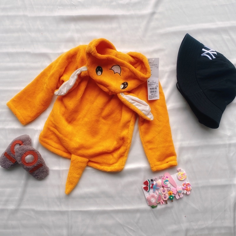 Áo lông cừu cho bé có mũ