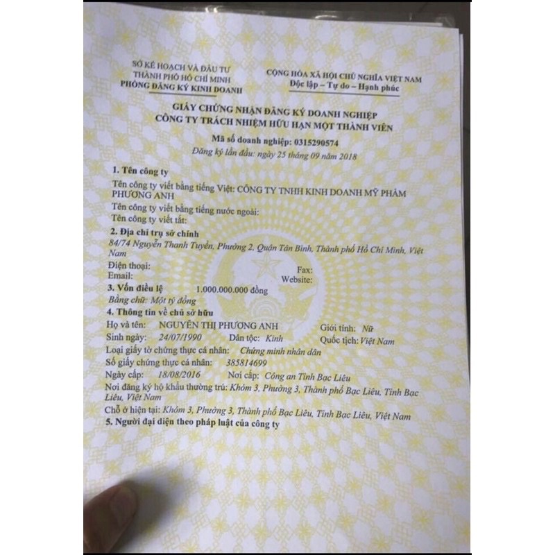 Kem face 3x phương anh chính hãng