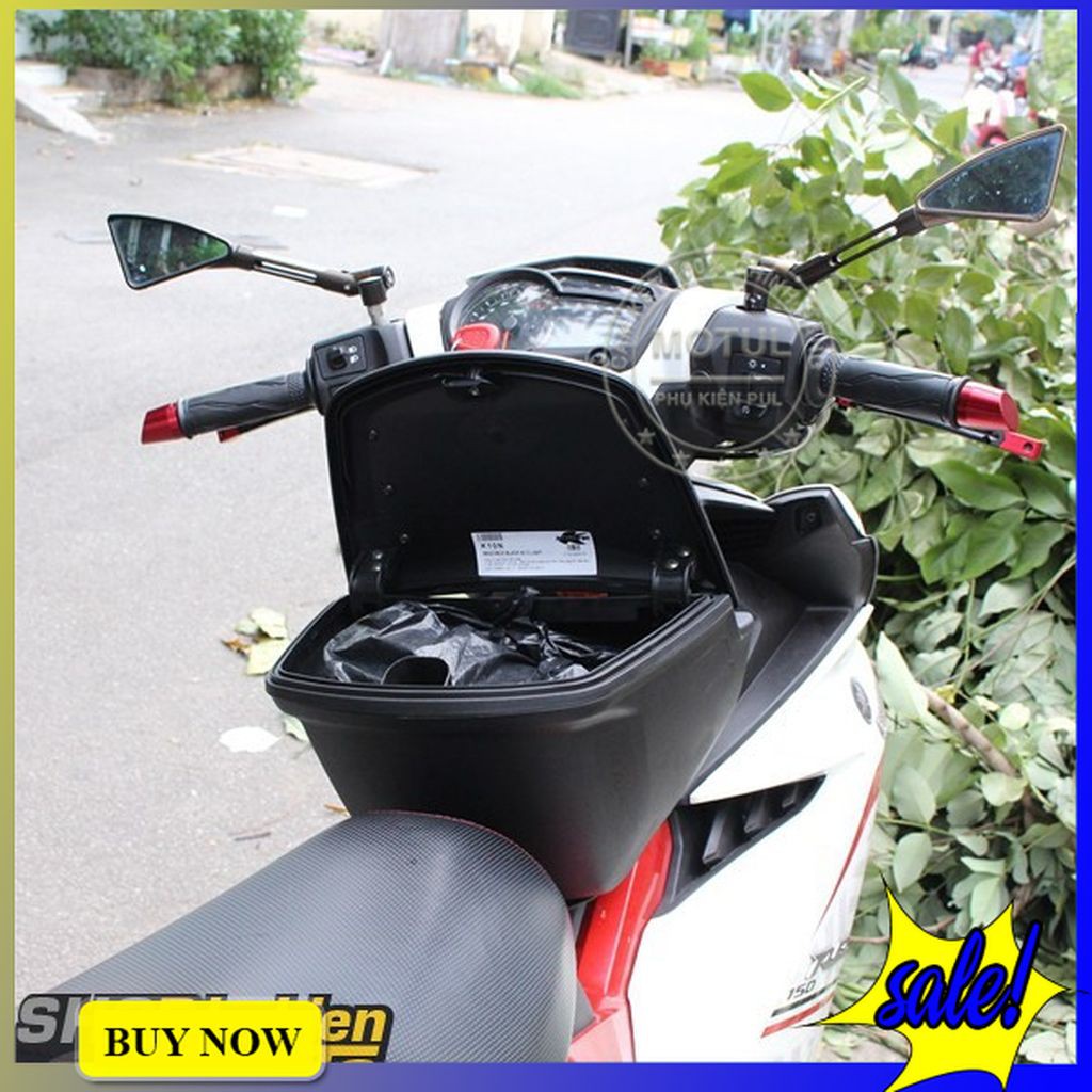 Combo Thùng Giữa Givi EXCITER 150/ WINNER 150 + Kèm Pat Gắn Thùng G10N Dung Tích 10 Lít