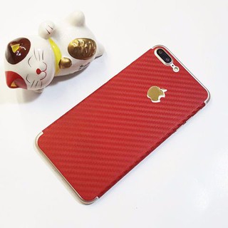 Miếng dán carbon các màu cho IPHONE 7 Plus