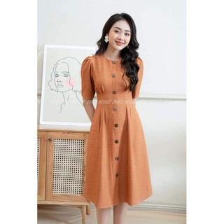 váy thiết kế cam đất