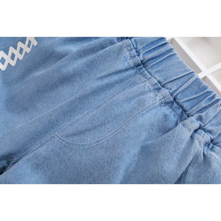 Quần Short Denim Thời Trang Mùa Hè Dành Cho Bé Gái 110-160cm