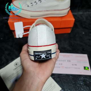 Giày Converse 1970s trắng nam nữ cổ thấp