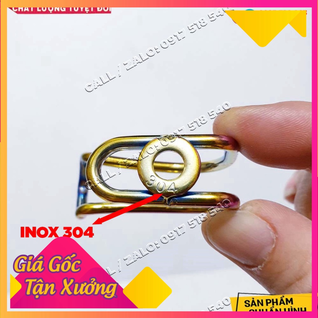 Móc Treo Đồ Mỏ Vịt Inox Xi Màu Titan