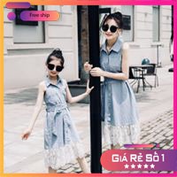 Shop Ngoc Trinh HCM - Đầm đôi mẹ và bé Jeans cao cấp Chào hè năng động (Sỉ Lẻ Mẫu Mẹ) Siêu Hot Cam Kết Uy Tín