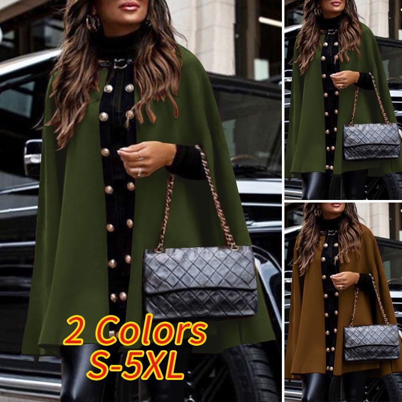 Áo choàng VONDA không tay màu trơn cổ điển phong cách thường ngày thời trang xuân thu dành cho bạn nữ  | BigBuy360 - bigbuy360.vn