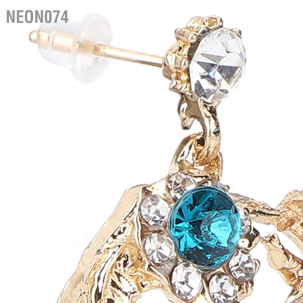 Neon074 Neon074 Cổ điển Hoa tai hình học đầy màu sắc Phụ nữ Mặt dây chuyền Đồ trang sức Quà tặng
