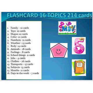 Flashcard 10-22 chủ đề ép plastic siêu rẻ