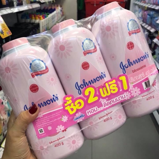 Phấn rôm hồng JOHNSON'S Baby Powder 400g