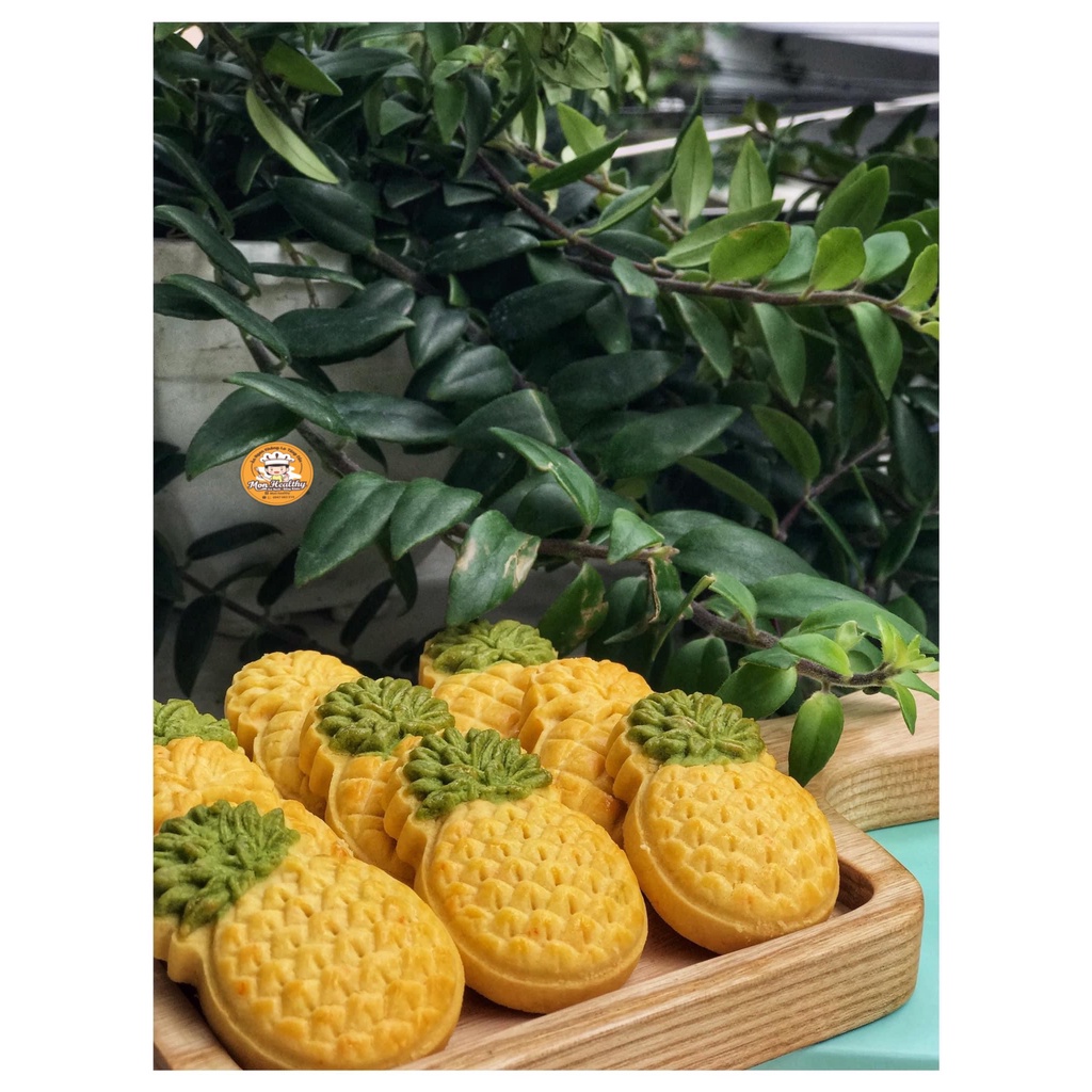 Bánh Dứa Healthy Nhân Dứa Kéo Sợi Vị Chua Ngọt Thanh Nhẹ - 𝐌𝐨𝐧 𝐇𝐞𝐚𝐥𝐭𝐡𝐲