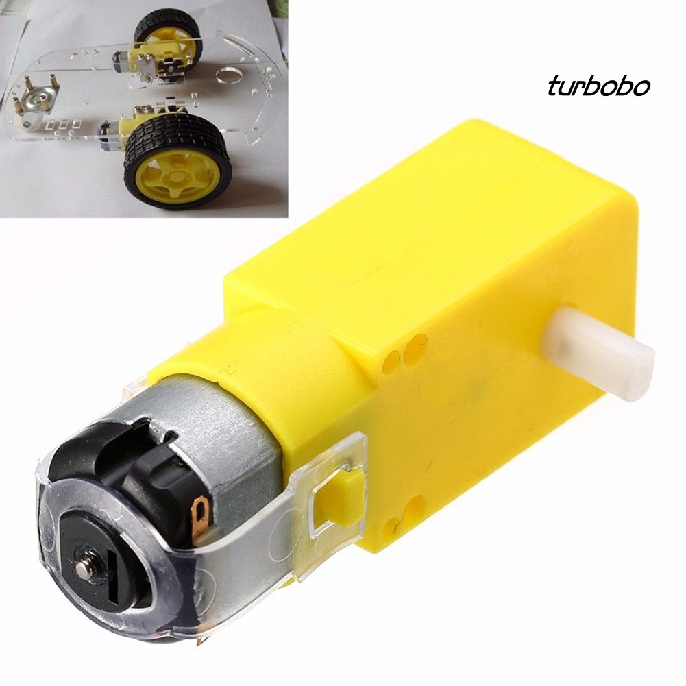 Động Cơ Giảm Tốc DC 3-6V Mini Bằng Nhựa Cho Robot Thông Minh