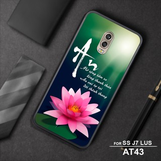 Ốp điện thoai in hình phong cách thư pháp cho máy samsung j7 plus