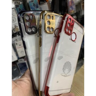Ốp lưng Vsmart Joy 4 dẻo trong viền màu bảo vệ camera