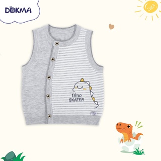 DA981 Áo len gile cài lệch Dokma (3-9M)