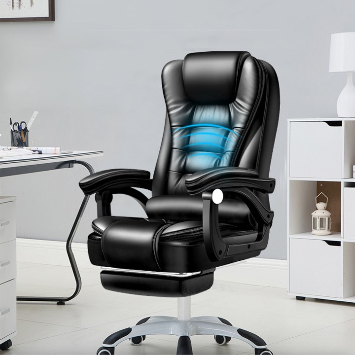 [ VIP ] Ghế Văn Phòng Có Massage Lưng Cao Cấp - Ghế Công Sở Bọc Da Cao Cấp | BigBuy360 - bigbuy360.vn