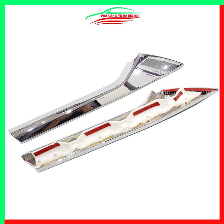 Ốp trang trí mặt ca lăng, calang Corolla Cross 2020 mạ Crom trang trí làm đẹp xe