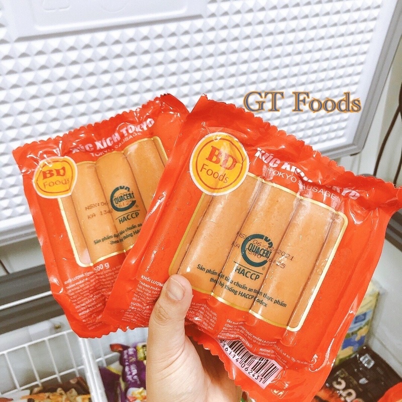 1Kg Xúc xích hotdog xông khói TOKYO siêu ngon rẻ (10c/500g)- hotdog,cá viên - ship nhanh 2g | BigBuy360 - bigbuy360.vn