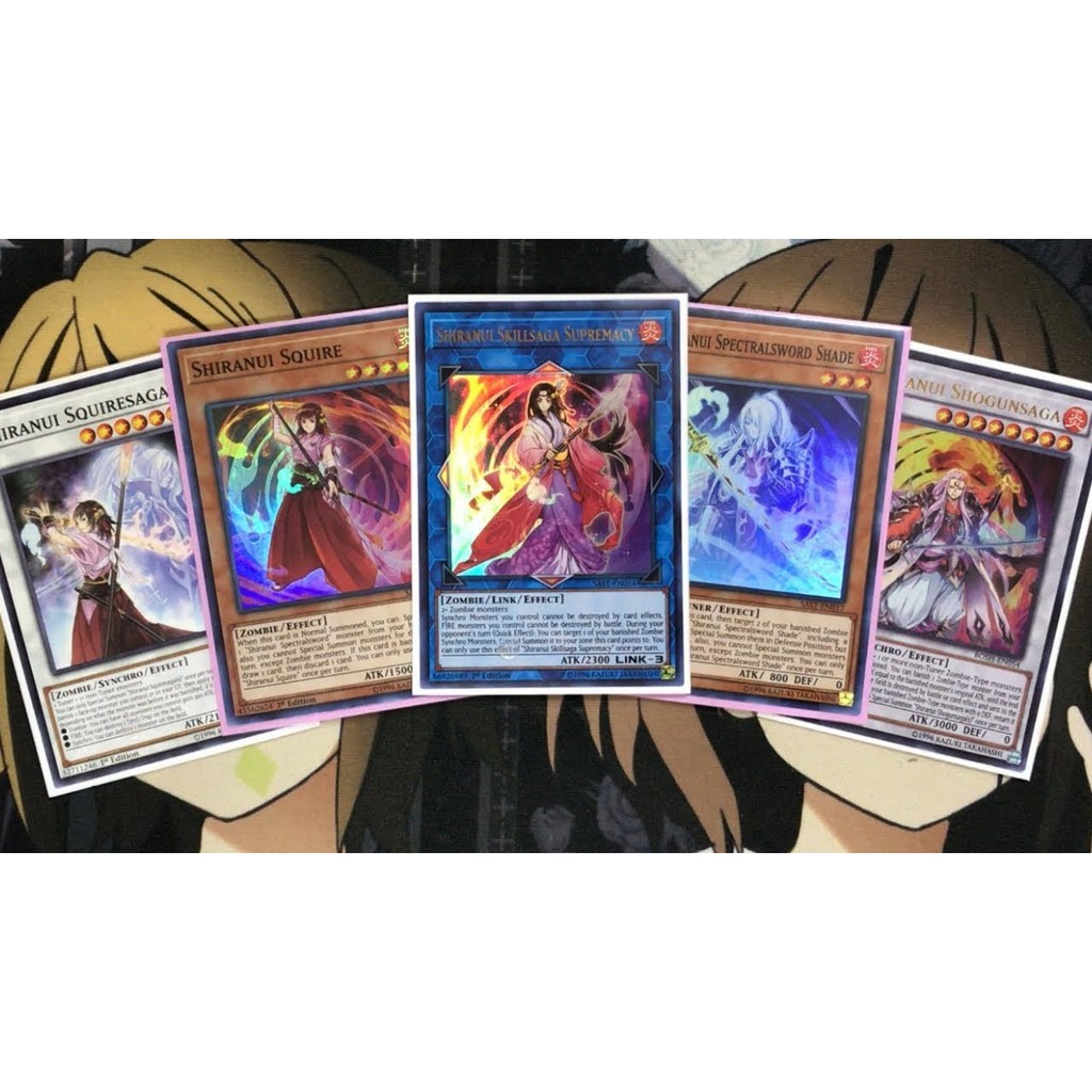 Yugioh - Bộ Bài Shiranui OCG - Gồm Đủ 40 Lá Main và 15 Lá Extra