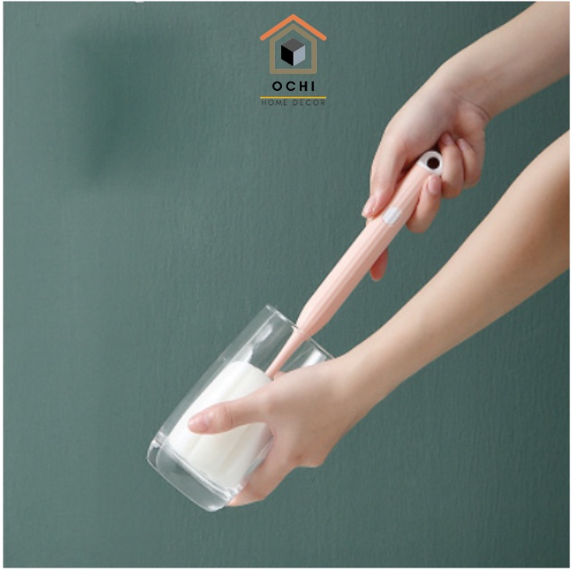 Cây rửa ly cốc đa năng, cọ bình sữa, các loại đồ dùng đáy sâu rất tiện dụng