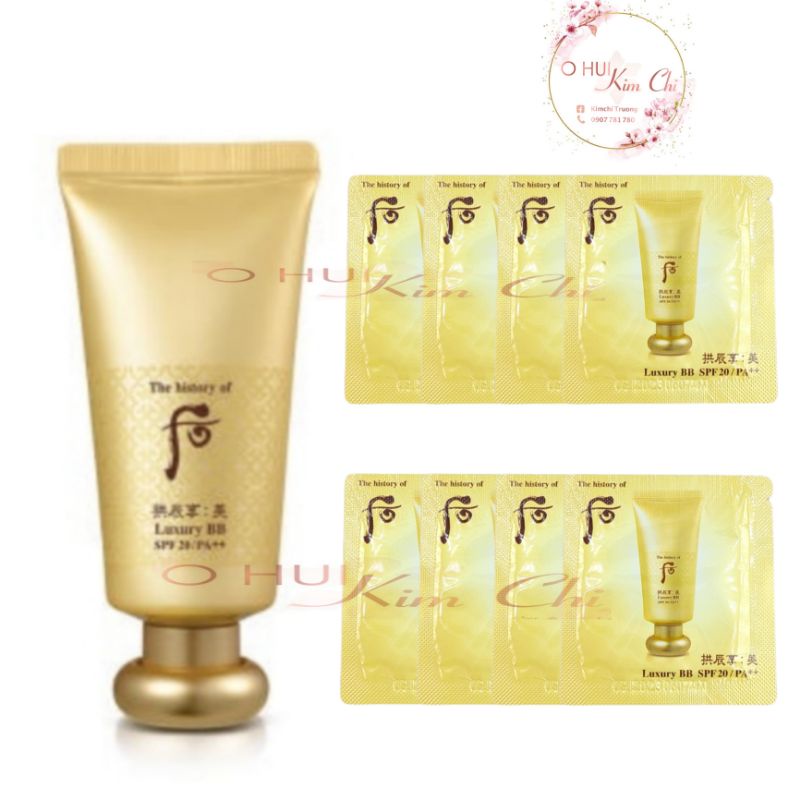 Combo 10 Gói Luxury BB Cream Hoàng Cung Cao Cấp Whoo