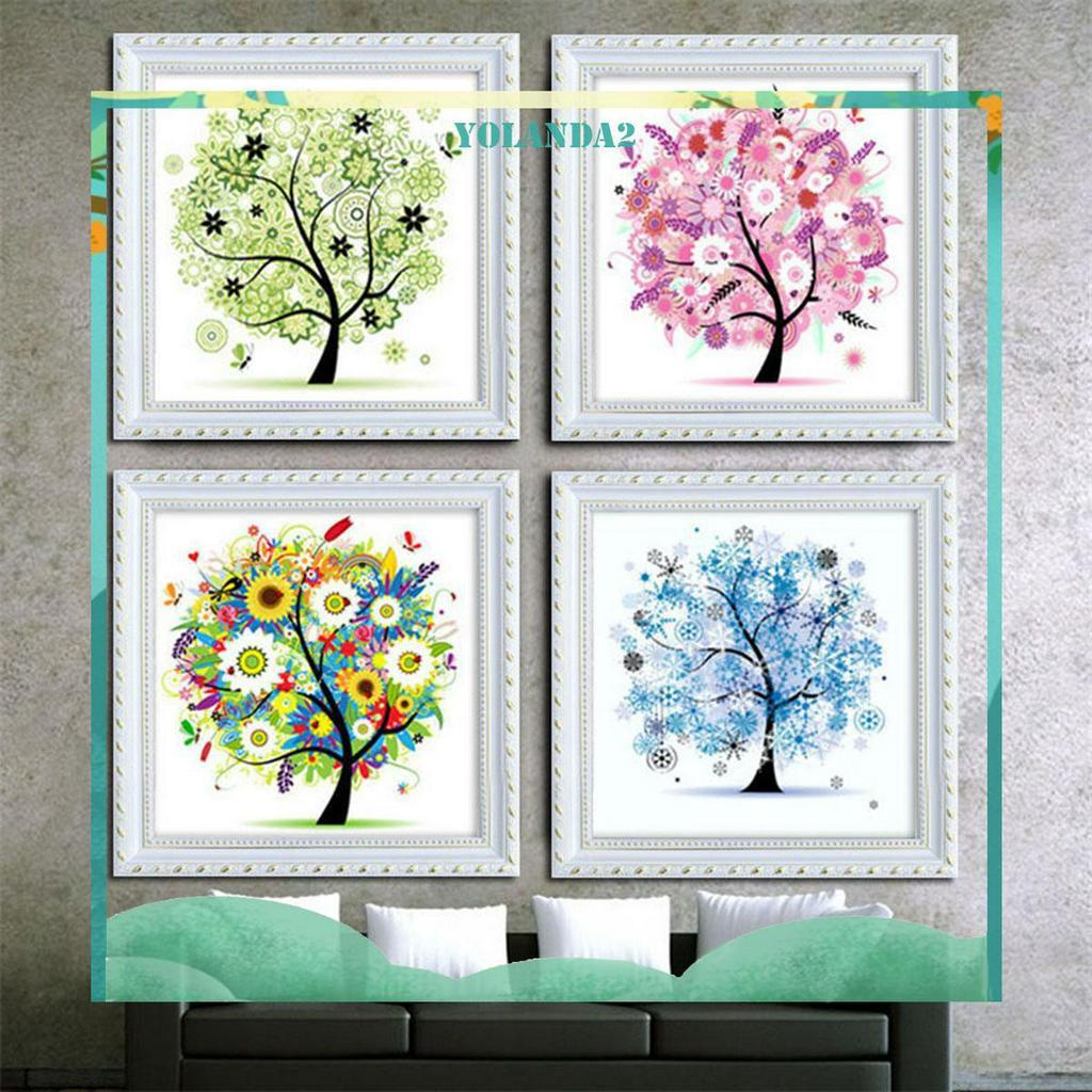 Tranh Cây Bốn Mùa 5d